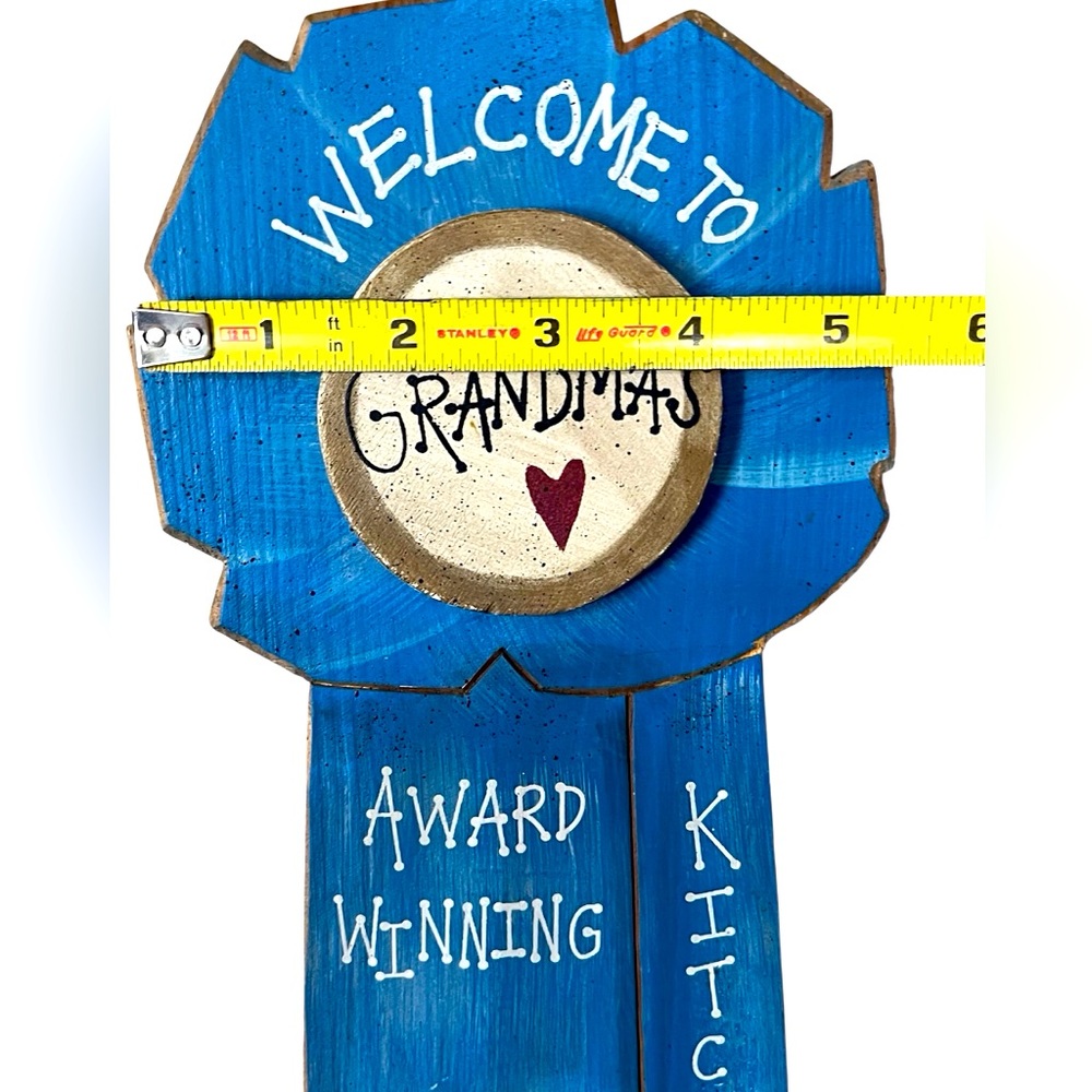 VTG Handcrafted Grandma’s Blue Ribbon Kitchen - Picture 3 of 4